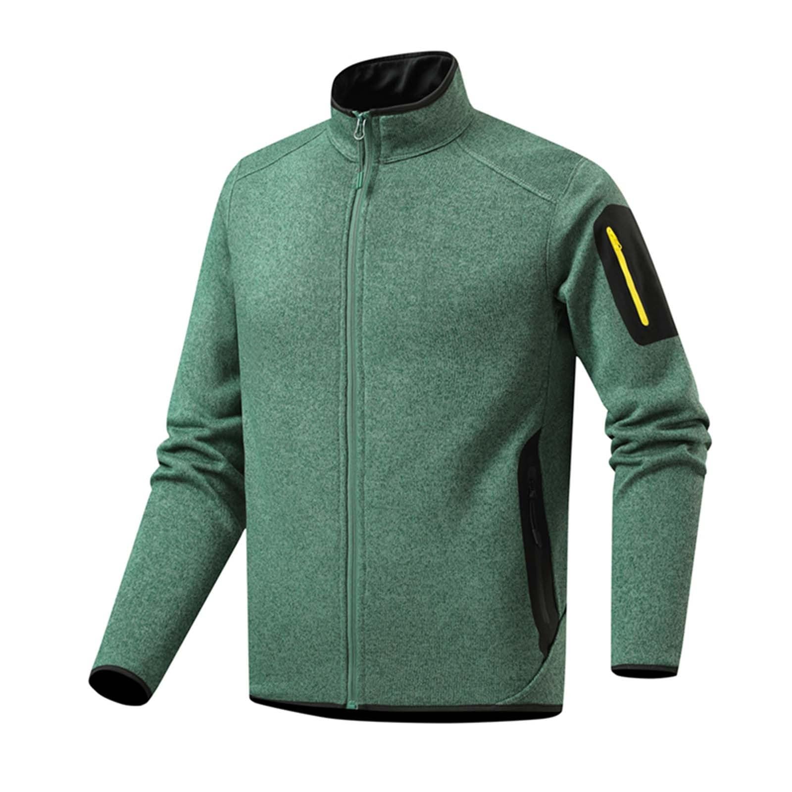 Forro Polar Hombre Tallas Grandes - Chaqueta Deportiva para Hombre Hugh para Exteriores, otoño e Invierno, de Polar.