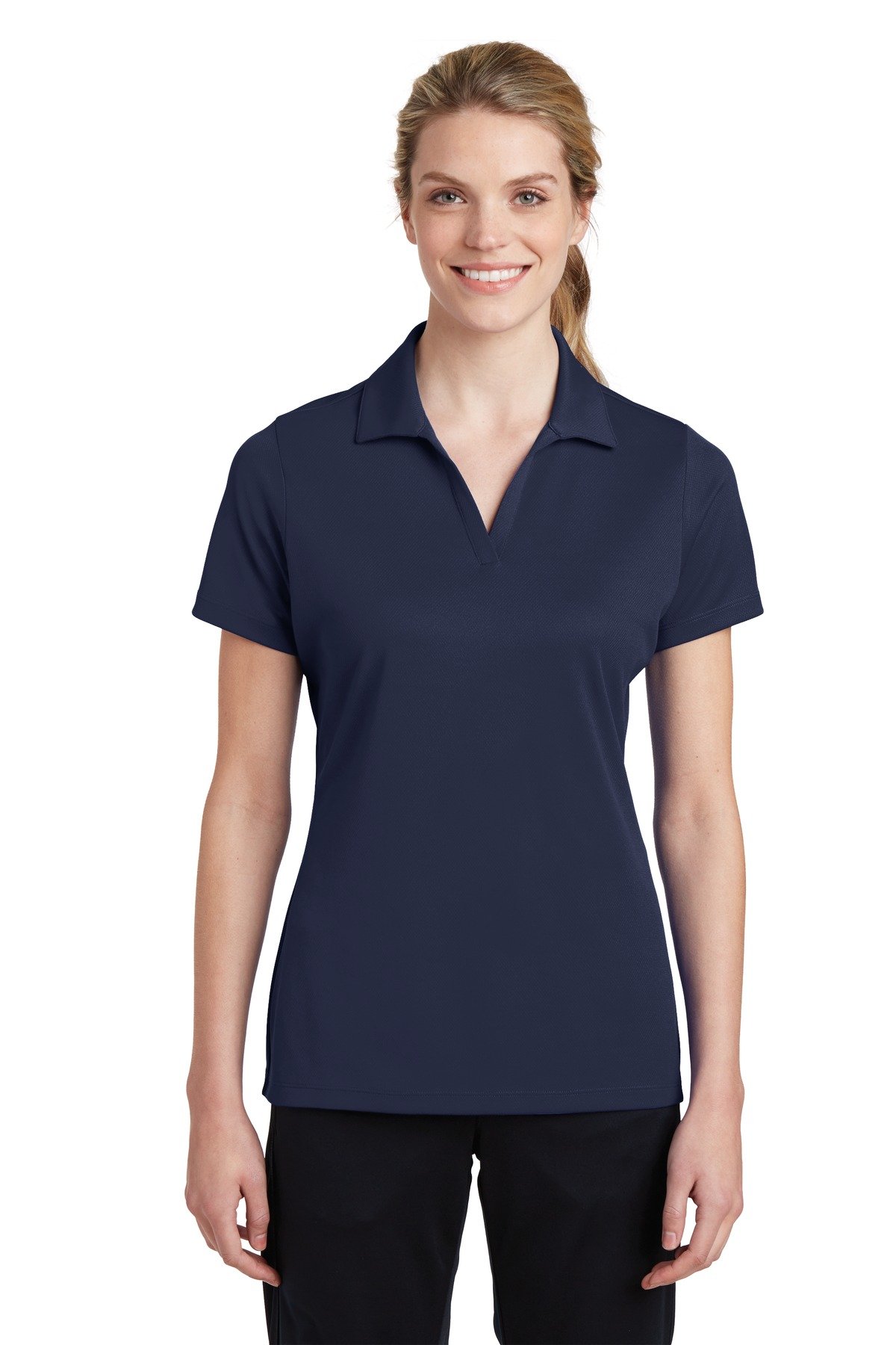 SPORT-TEK Ladies PosiCharge RacerMesh Polo. LST640, True Navy, 3XL