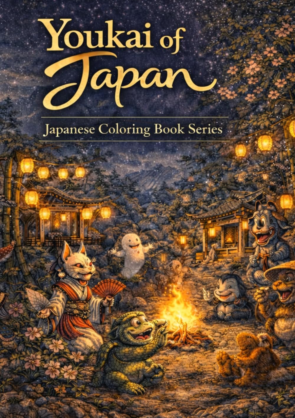 Monster of Japan - Vol.6: Japanese Coloring Book Series for Relaxation and Learning