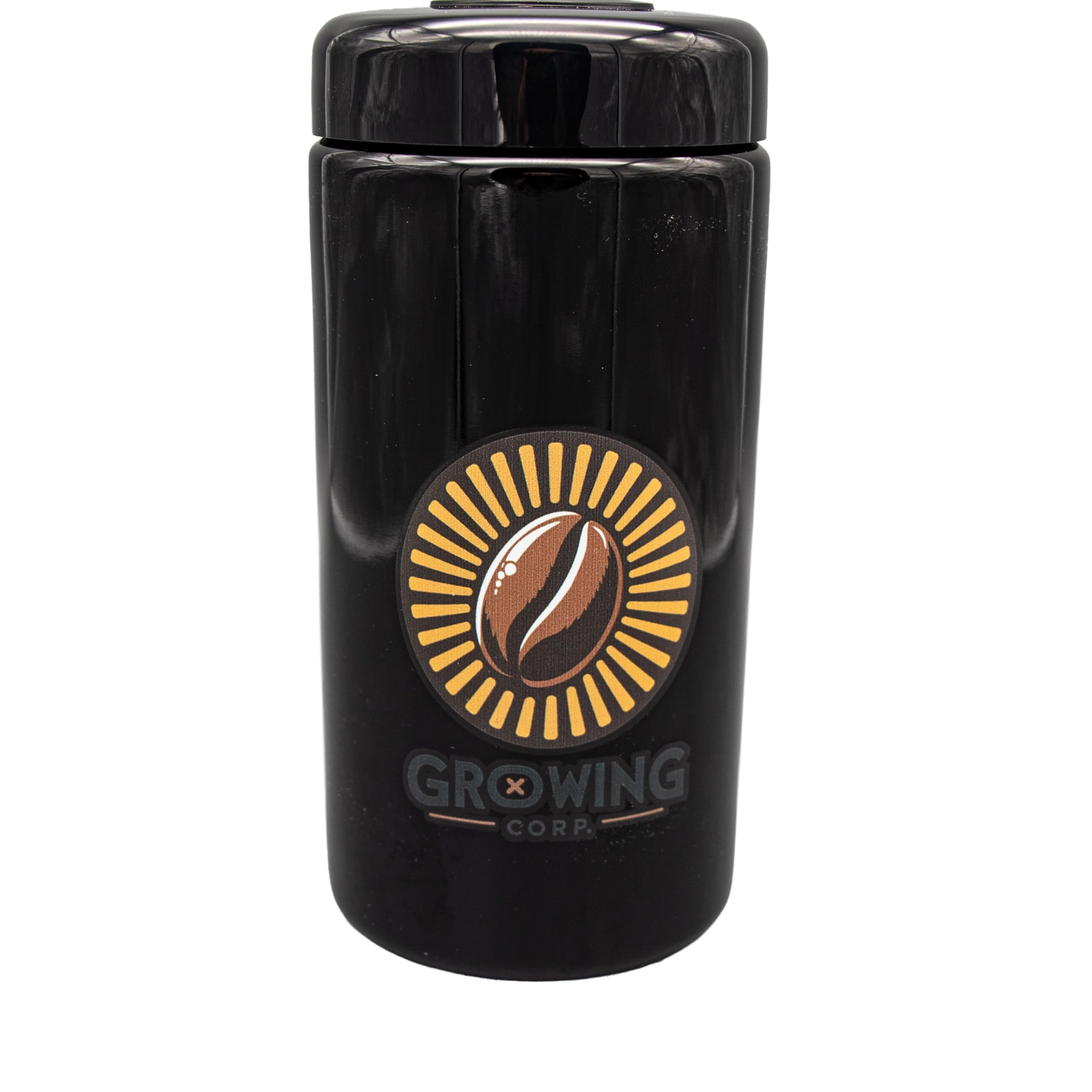 Tarro de café de cristal violeta de 1000 ml, bote de aroma con higrómetro y termómetro, hermético con junta, protección UV para granos de café y espresso