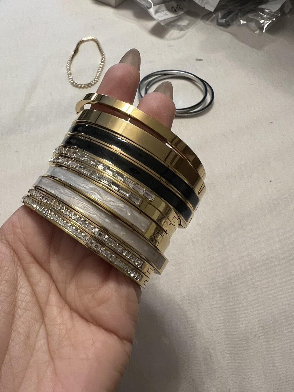 Acun Remember Who The You Are Bracelet Stainless Steel Motivational Color Bangle Inspirational Cuff Bracelets Gift for Besties - Image 6