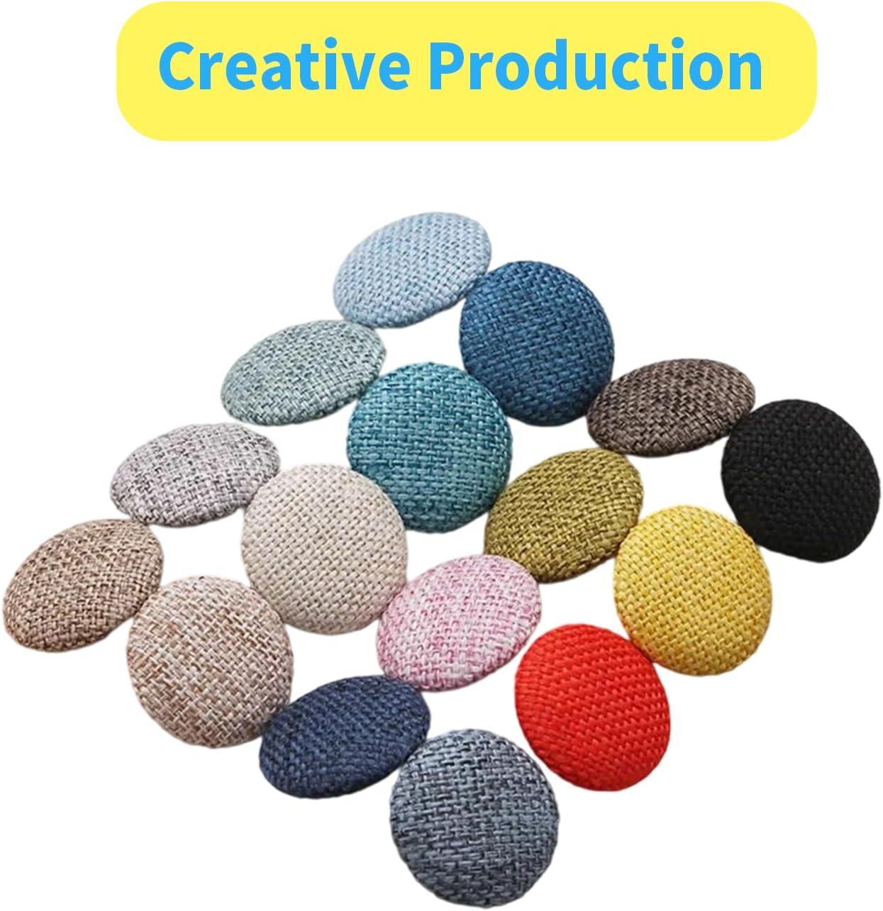 100 Sets 25mm Button Maker Supplies - 1" Metal Blank Badge Parts with Blank Paper for Button/Pin Maker Machines