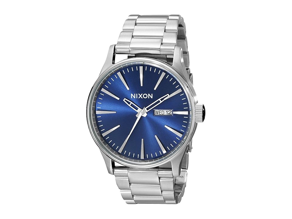 Nixon The Sentry SS - The Blue Sunray Collection Analog Mens Watches Blue Sunray Stainless Steel 325$