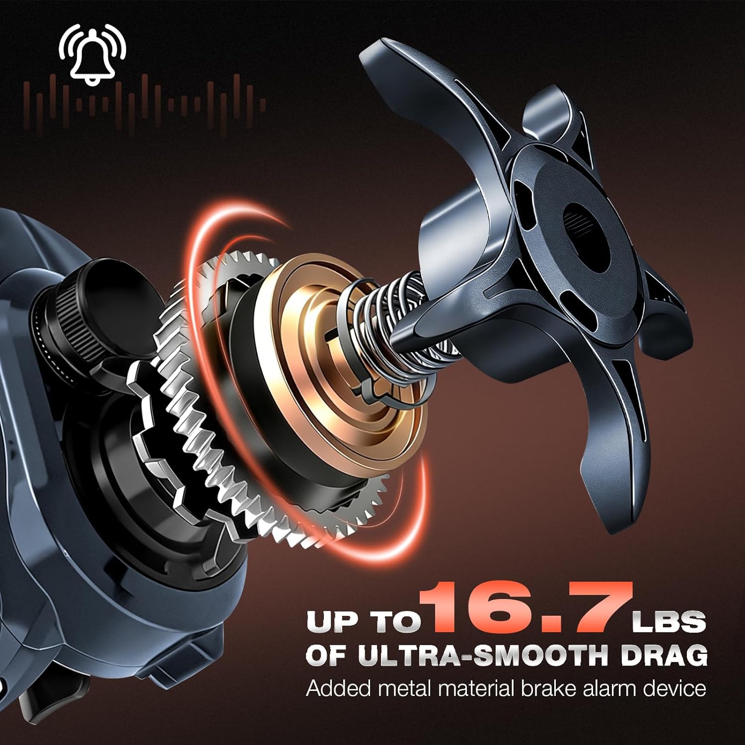 Ghosthorn Fishing Rod and Reel Combo Baitcaster Spinning Combo with EVA Handle Fishing Poles and Reels Combo with Fishing Rod Sleeve Fishing Pole Stainless Steel Guides Ceramic Rings for Men Women