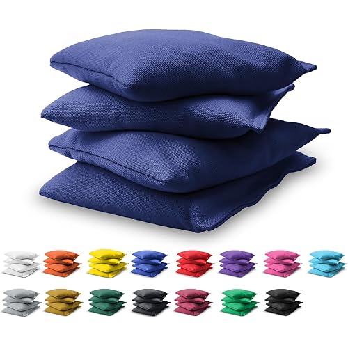 GoSports Cornhole Bean Bags Set of 4-16 Colors Available - Regulation All Weather, Mix and Match