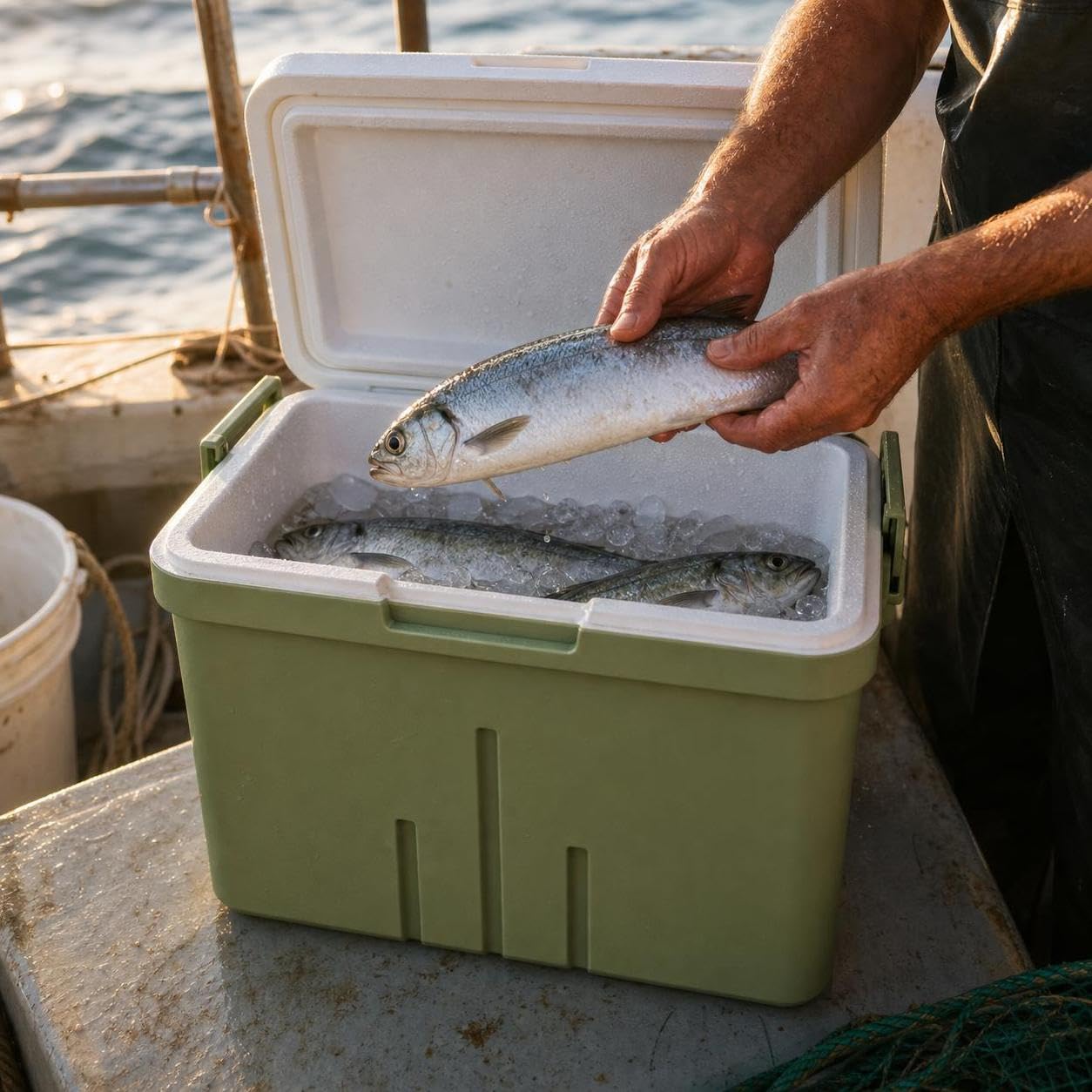 Frigo da Campeggio Portatile Isolato - Scatola Termica Contenitore Termico per Alimenti e Bevande - per esterno