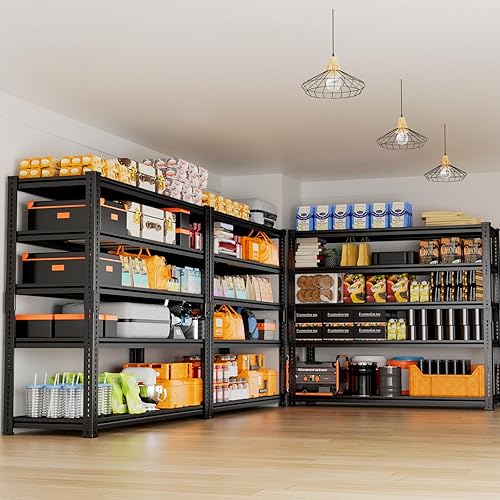 Miniatura 7 de Estantes de almacenamiento resistentes, 48 pulgadas de largo x 18 pulgadas de ancho x 72 pulgadas de alto, estantes de almacenamiento de garaje,
