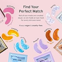 Vista 6 de grace & stella Award Winning Under Eye Mask - Valentines Day Gifts for Mom, Gel Eye Patches for Dark Circles, Puffy Eyes, Undereye Bags - Vegan