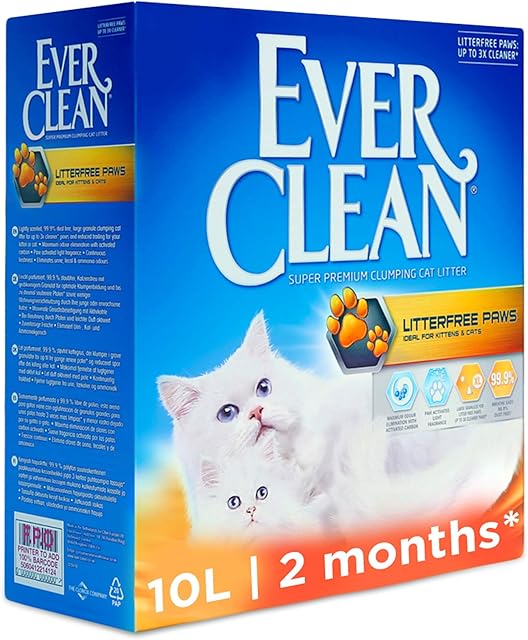 Ever Clean Litterfree Paws Cat Litter, 10 Litre, Scented