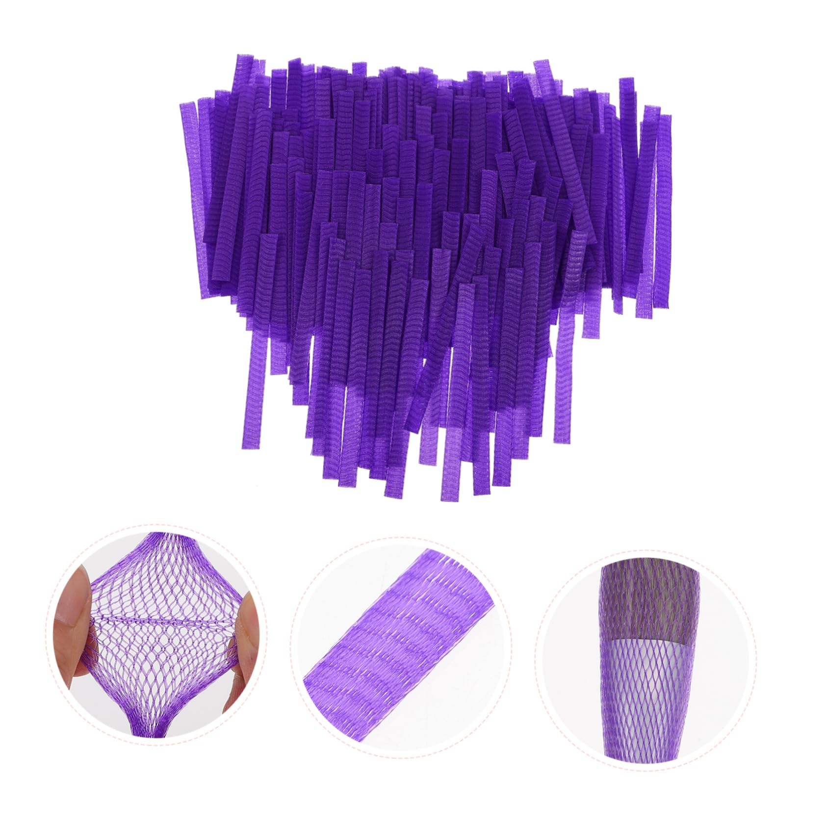 FRCOLOR Set Di 450 Pennelli Per Il Trucco Ombretti Alicatori Custodia Per Pennelli Coperture Protettive in Rete Materiale Pe
