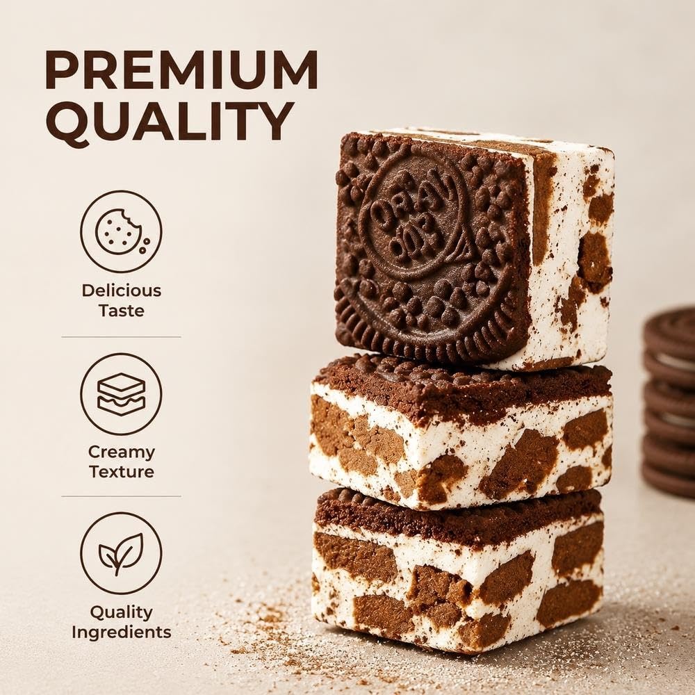 Bocaditos de hojaldre crujientes de galleta de cacao 160 g * 2