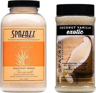 Spazazz Spa and Bath Crystals 2PK - Grapefruit Orange/Coconut Vanilla