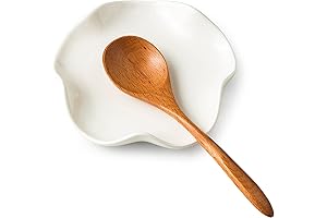 Cute Spoon Rest for Stove Top: 5.3-Inch Ceramic Spoon Holder, Perfect Housewarming Gift