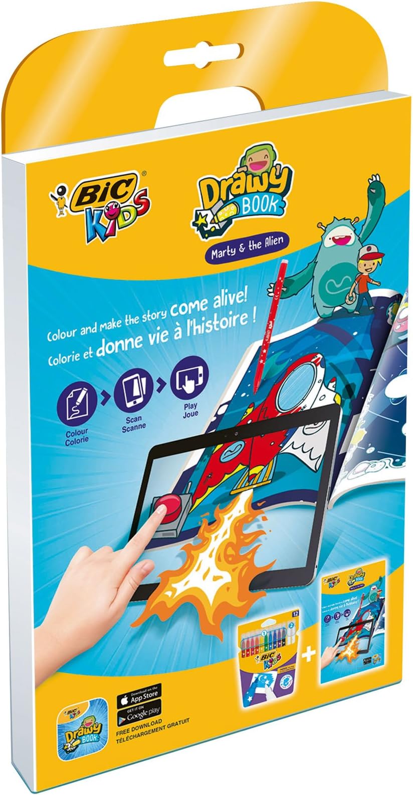 BiC Kids' DrawyBook Interactive Colouring Book