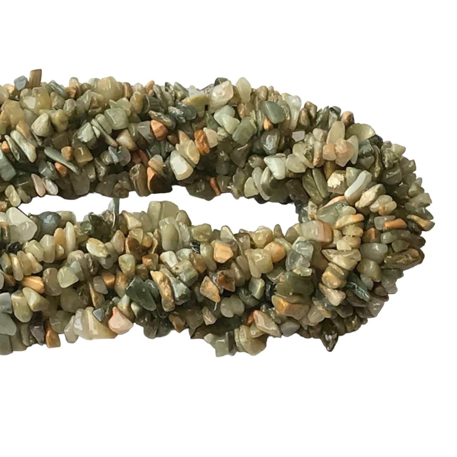 Perles œil de chat vert naturel de 5 à 10 mm pour réparer et sublimer vos colliers ternes