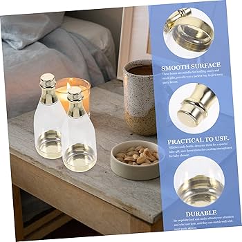 Amazon.co.jp: TENDYCOCO 12個 透明シャンパンボトル シャンパン