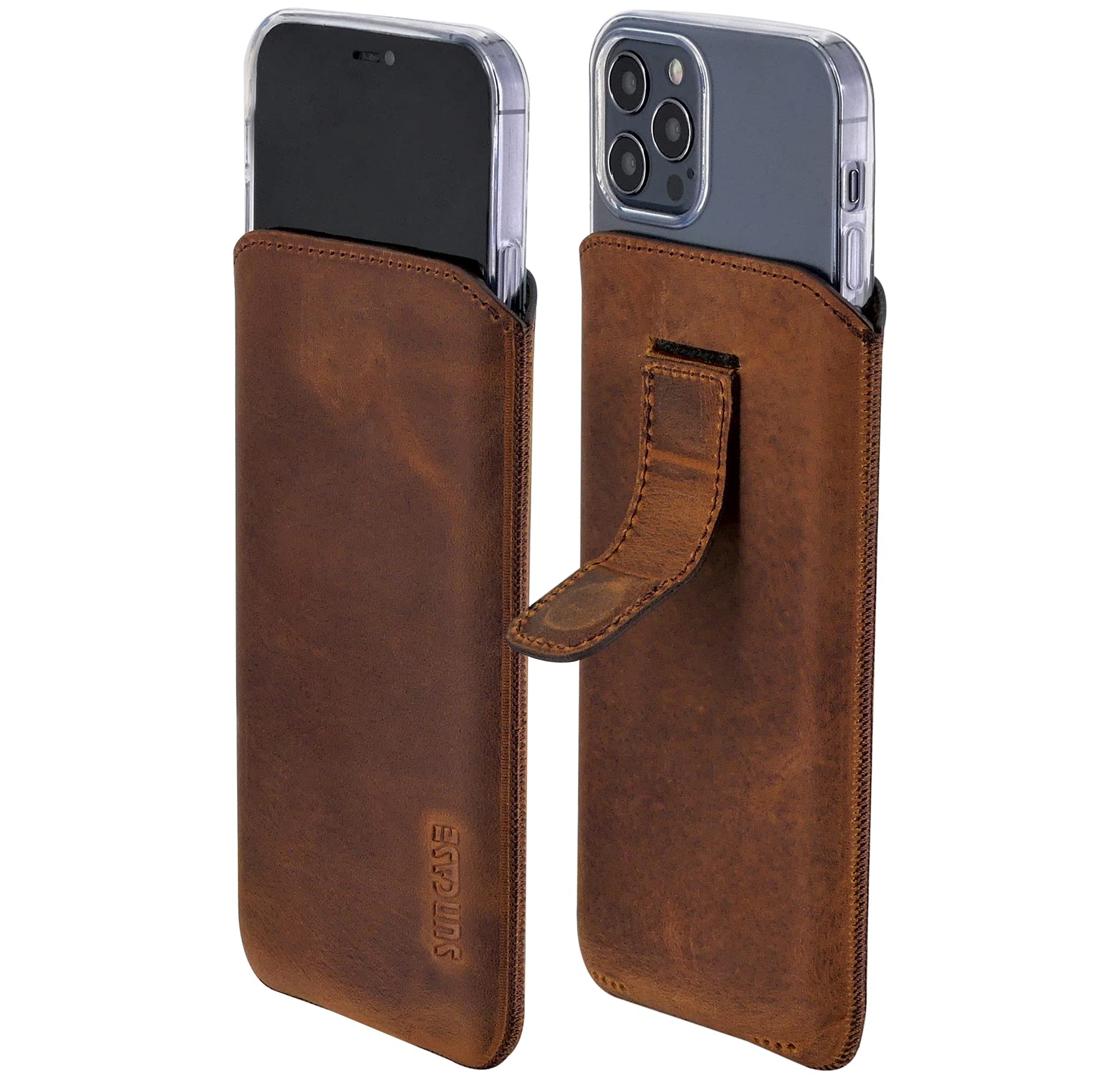 Étui Pivotant En Cuir Synthétique Pour Téléphone Portable Compatible