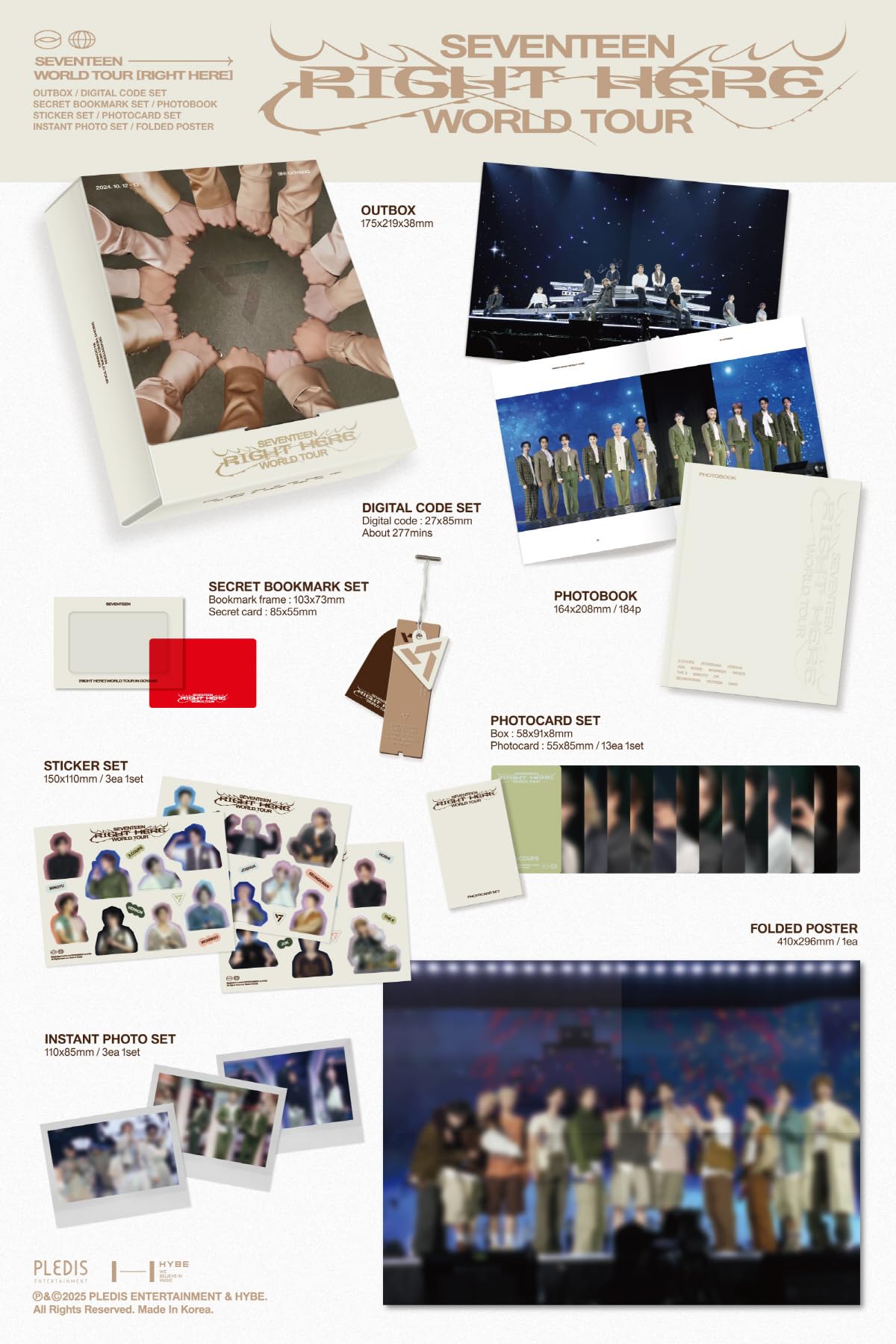 SEVENTEEN World Tour [Right Here] : Amazon.co.uk: Home & Kitchen