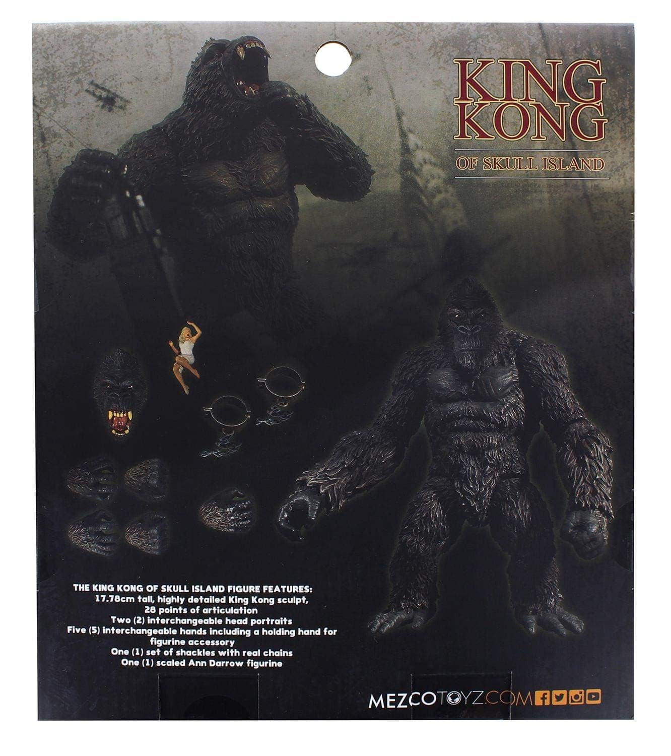 KING KONG OF SKULL  フィギュア Amazon.com: XAGVHIM King Kong of Skull Island 7