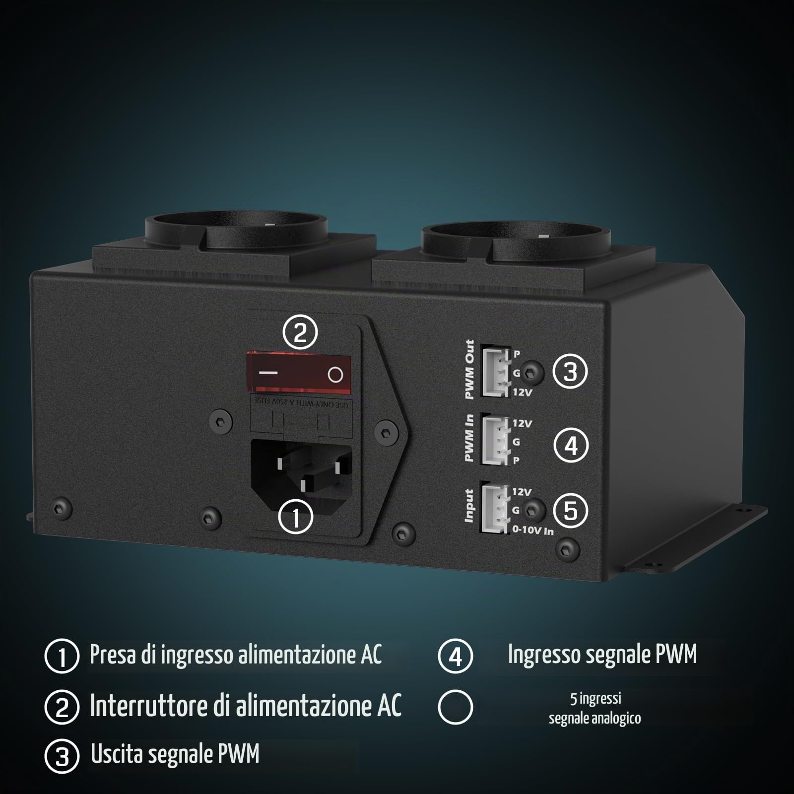 Genmitsu iMaticBox Interruttore modulo relè per macchine router CNC, interruttore relè di controllo segnale PWM intelligente