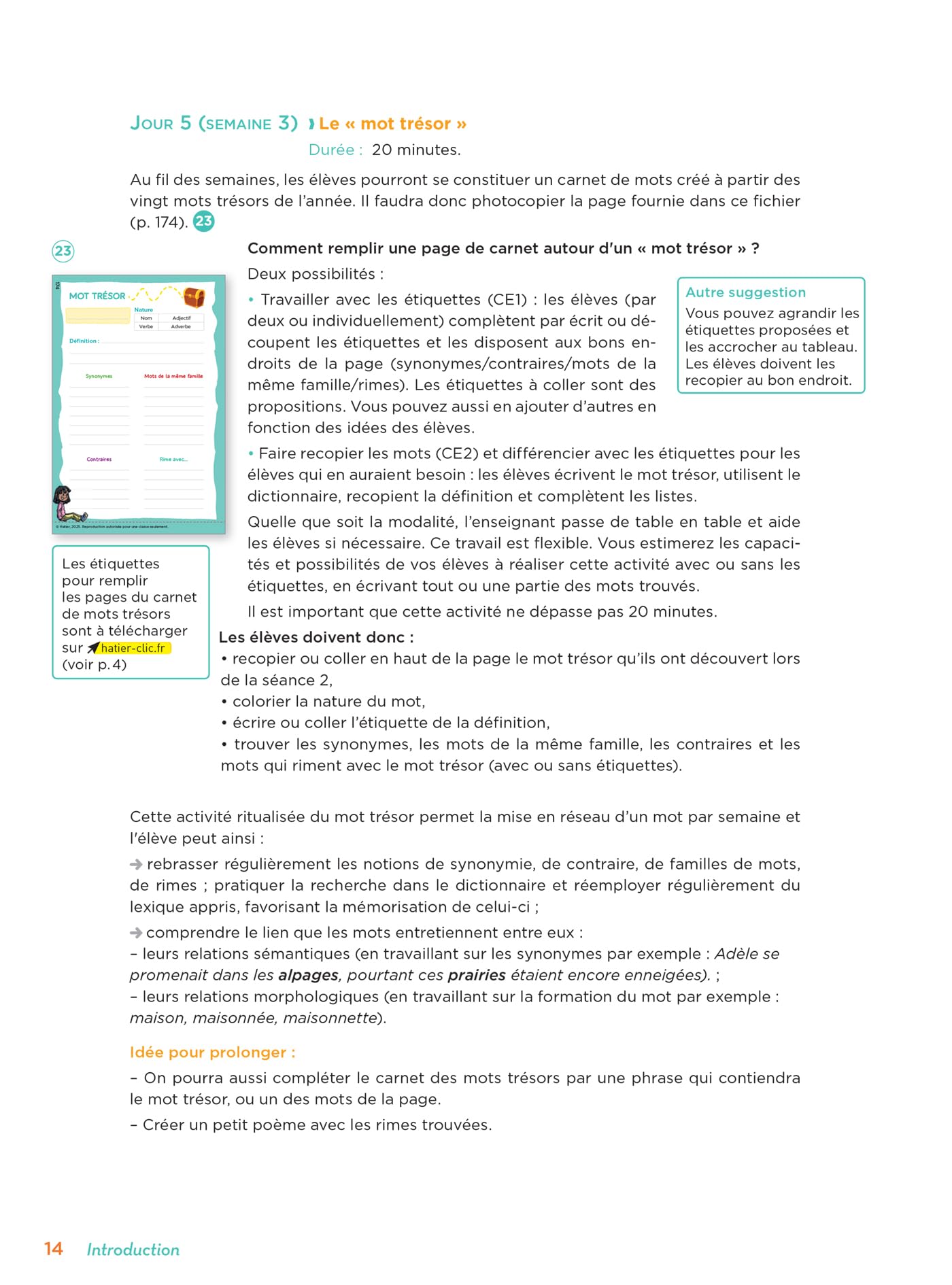 En route pour le vocabulaire ! CE - Ed. 2025 - Fichier de l'enseignant