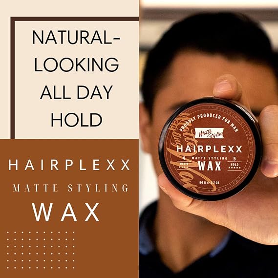 Hairplexx Matte Wax Hair Styling Paste 2.7 oz