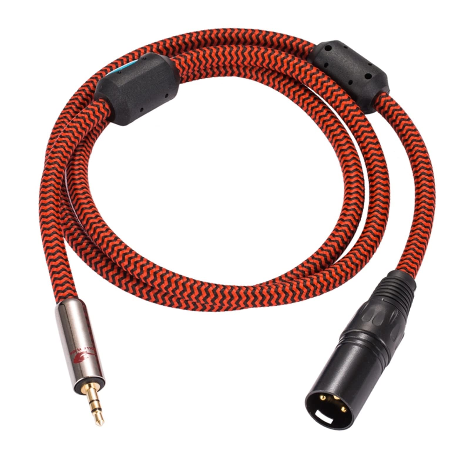 Audio Kabel 3.5 Mini Jack naar XLR Compatibel Met AMP PC Geluidskaart Mixer Normale 3 Pin XLR naar 3.5mm Afscherming Kabel 1M 2M 3M 5M 8M (Color : Blue, Size : 15meter