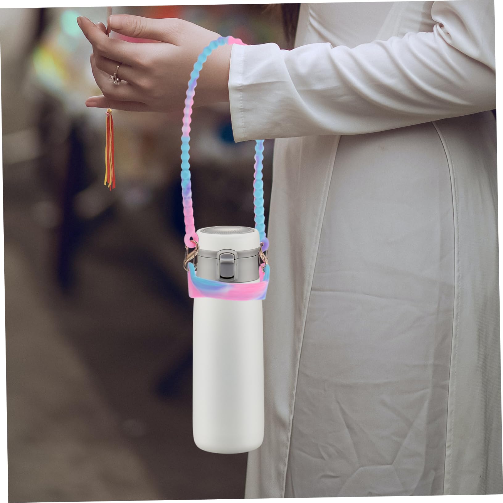 HANABASS 10stücke Verstellbarer Wasserflaschen-tragegurt Silikon Wasserflasche Halter Leicht Und Tragbar Für Outdoor-aktivitäten Für Erwachsene
