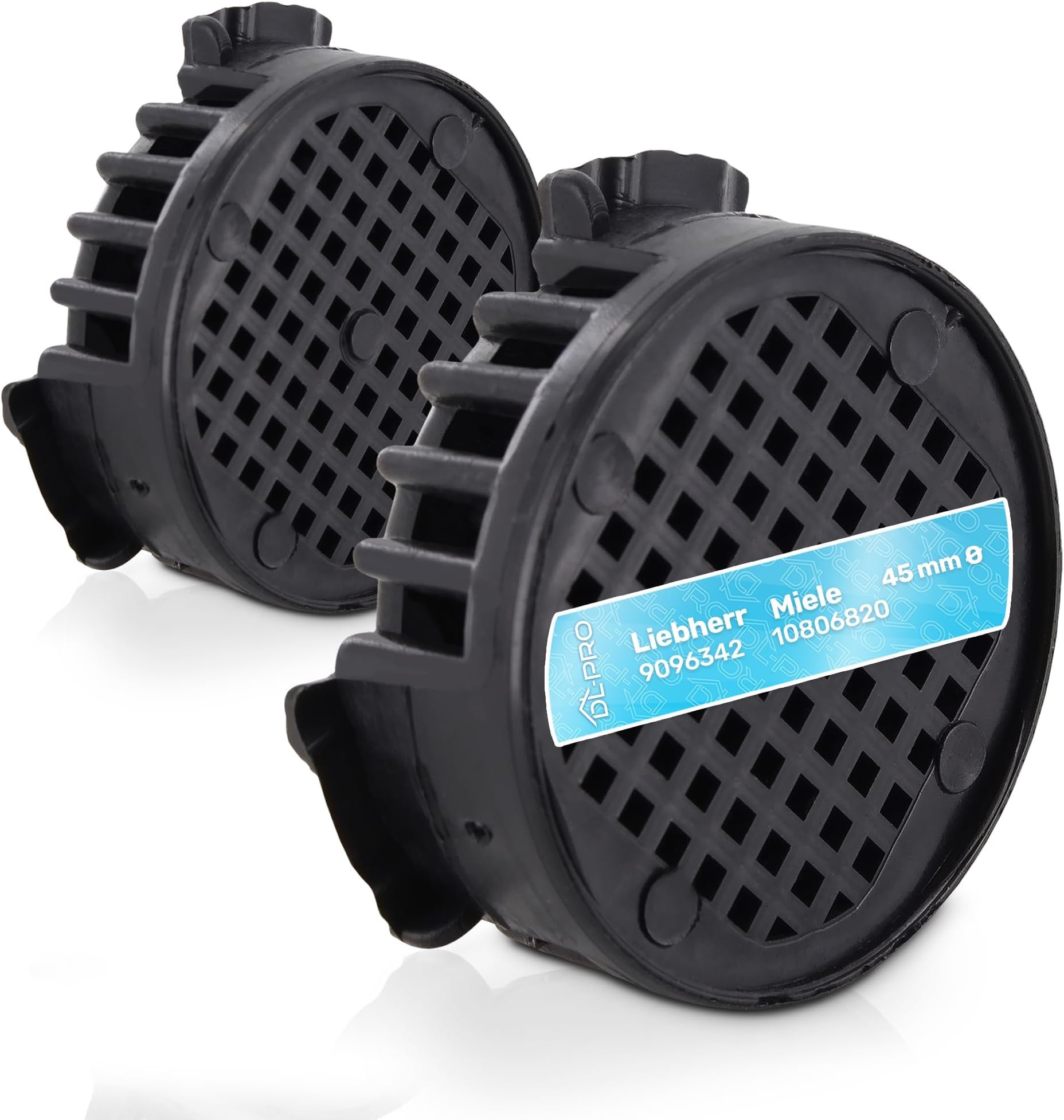 DL-pro Activated carbon filter suitable for Liebherr 2 x carbon filters for 9096342 45 mm refrigerator zer combination