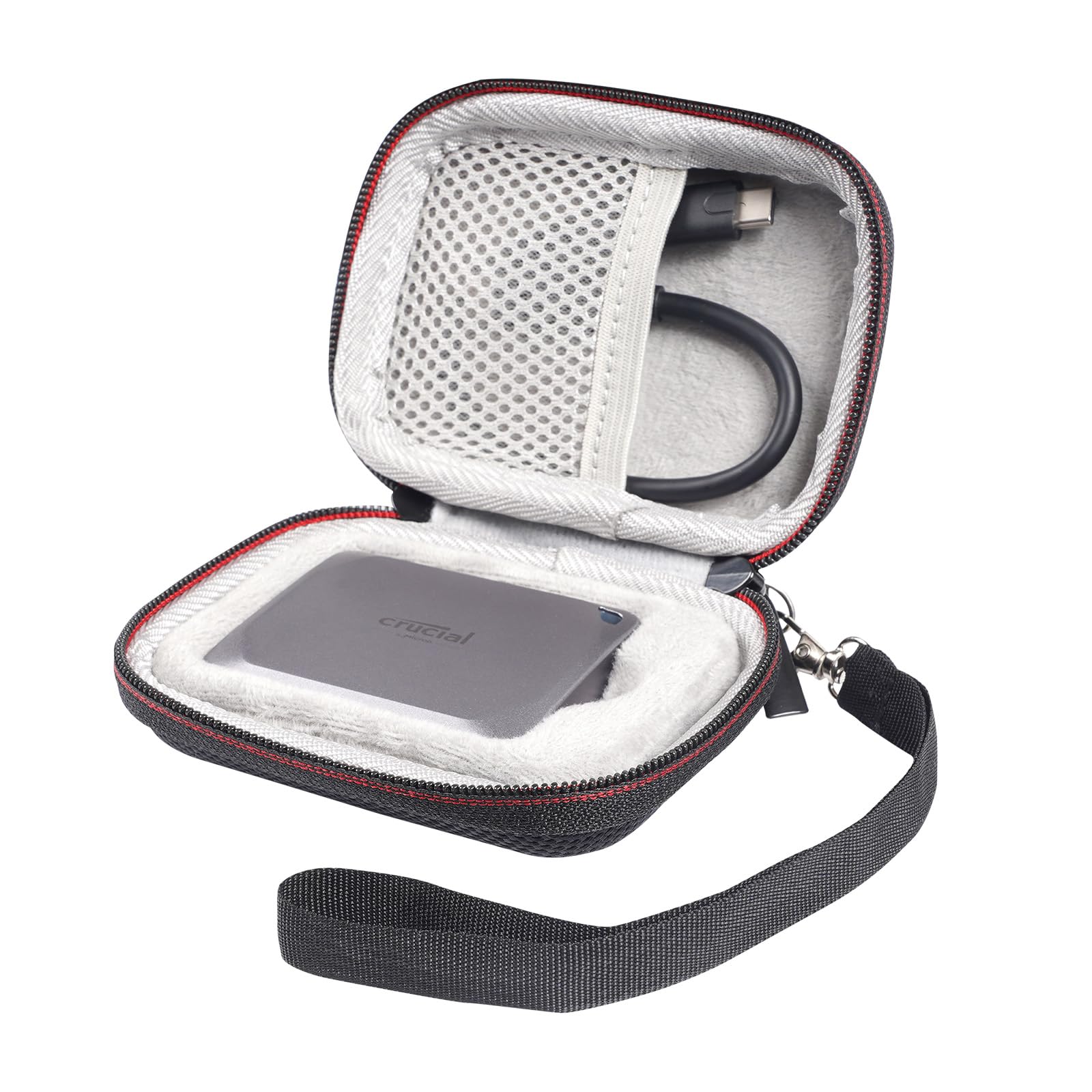 Funda Rígida Para Disco Duro Crucial X10 Pro/X9 Pro - Protección Contra Golpes Y Polvo | Compatible Con 500GB, 1TB, 2TB, 4TB