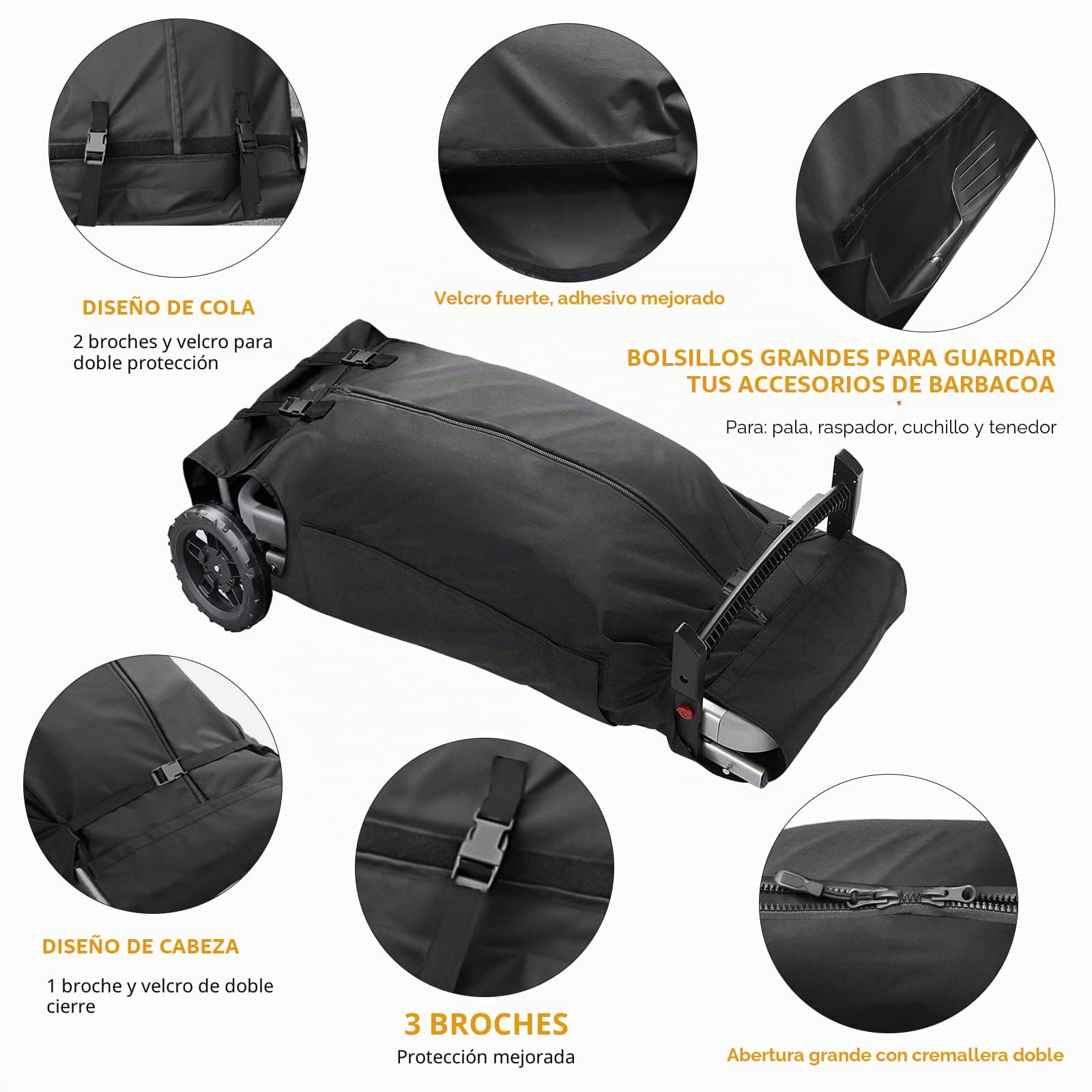 Cubiertas para Barbacoa de Gas Weber Traveler LP Black 9010053