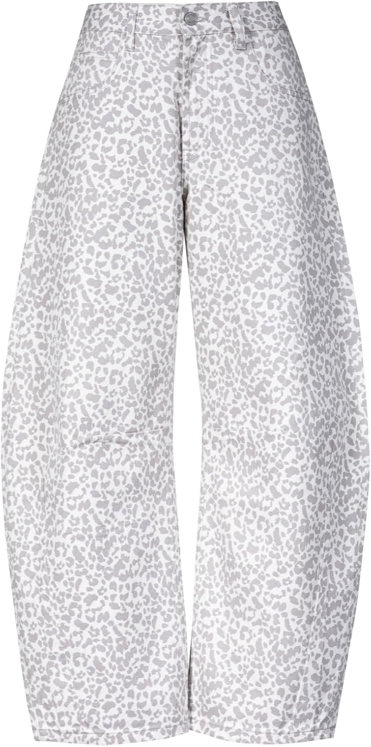 BlueMoment Barrel Jeans for Women Baggy Jeans Boyfriend High Waisted Wide Leg Y2k Vintage Denim Pants