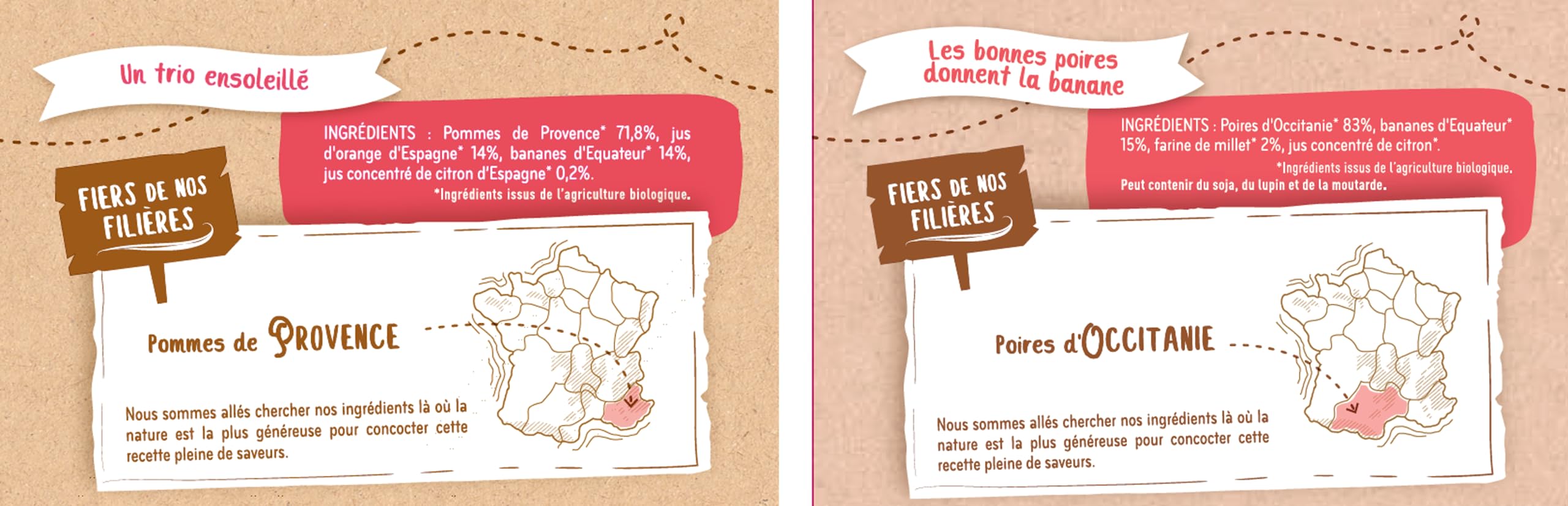 BABYBIO - Gourdes de Purées de Fruits pour bébé - BIO - Dès 6 Mois - 24x90g (4x6 variétés)