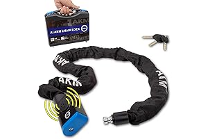 Essential Scooter Alarm System: AKM Safe 80DB 4ft Anti-Theft Motorcycle Chain