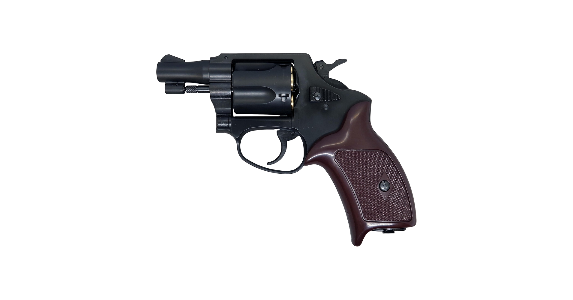 Amazon | マルシン ポリスリボルバー 51ミリ銃身 マットブラック