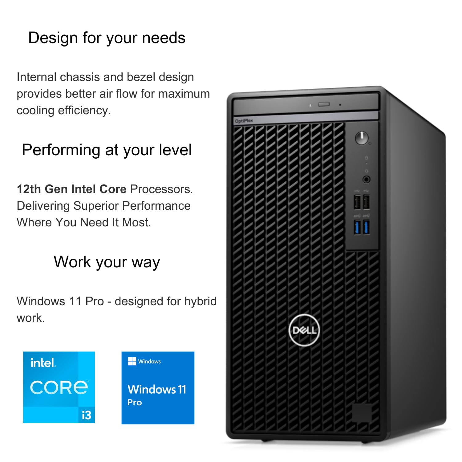 Amazon.com: DELL OptiPlex 3000 Tower Business Desktop, 12th Gen