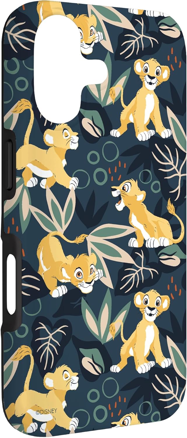 Disney The Lion King Young Simba Jungle Print Case for iPhone 17