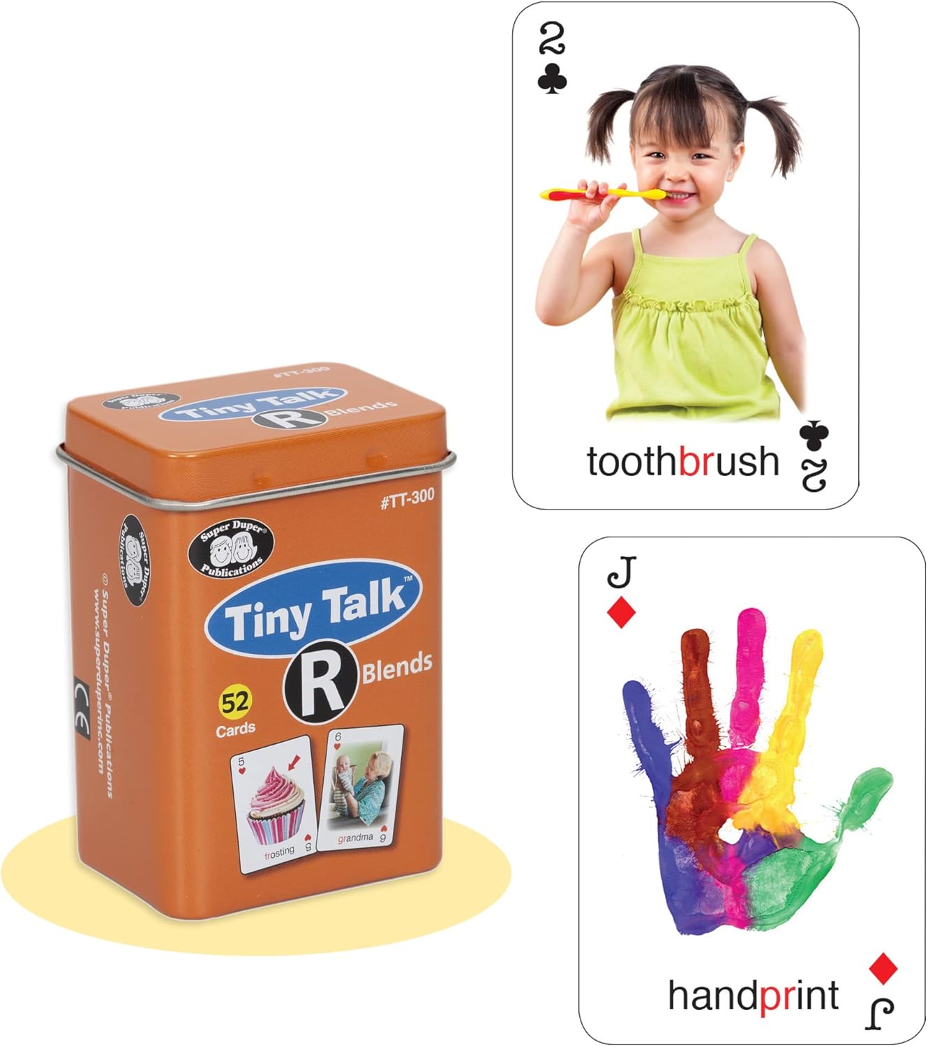 Super Duper Publications | Tiny Talk Articulation and Language Photo Flash Cards: Set 1 (10 Card Decks) | Educational Resource for Children