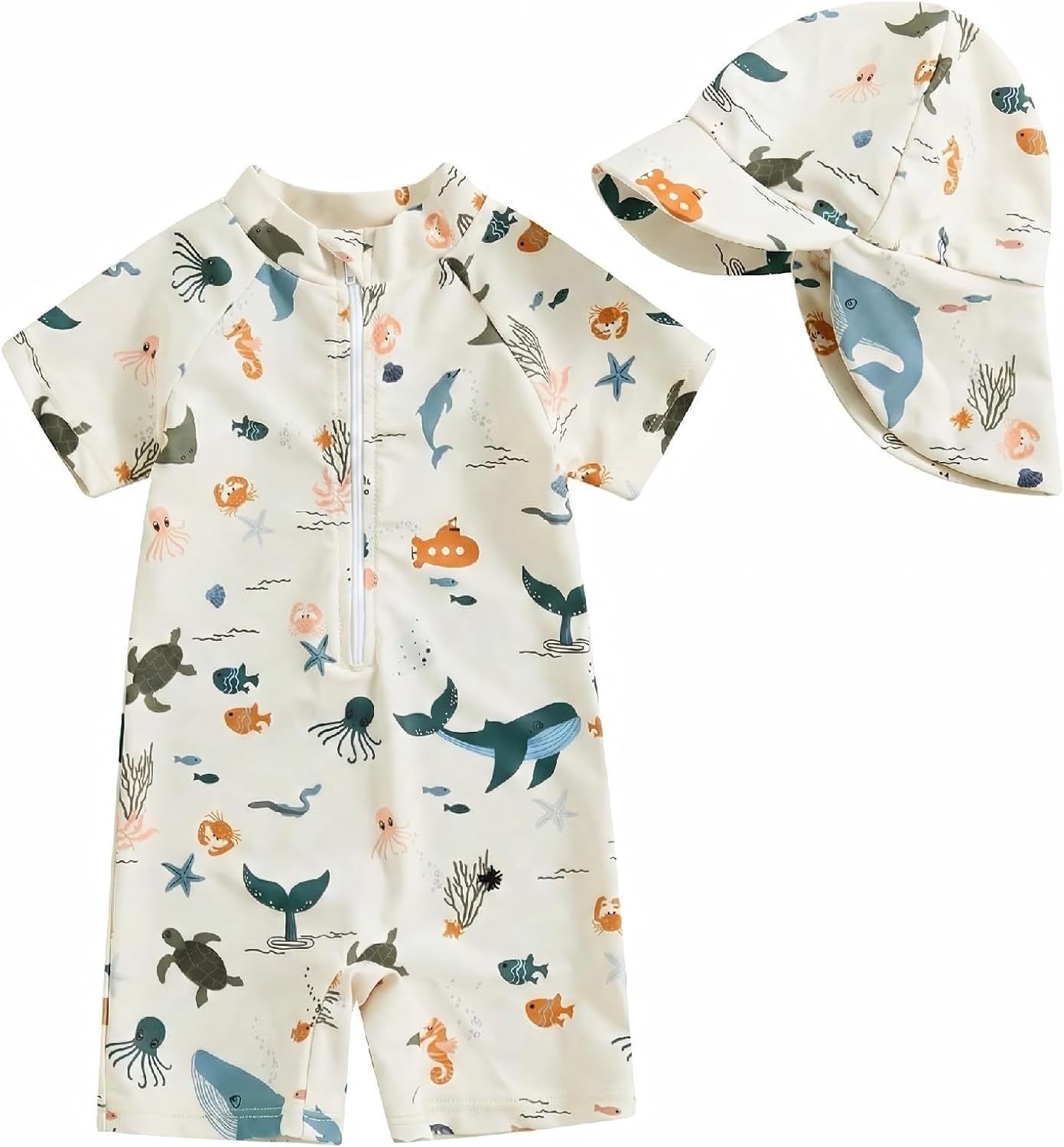 Kinderbadpakken met uv-bescherming | Babybadpakken met zonbescherming