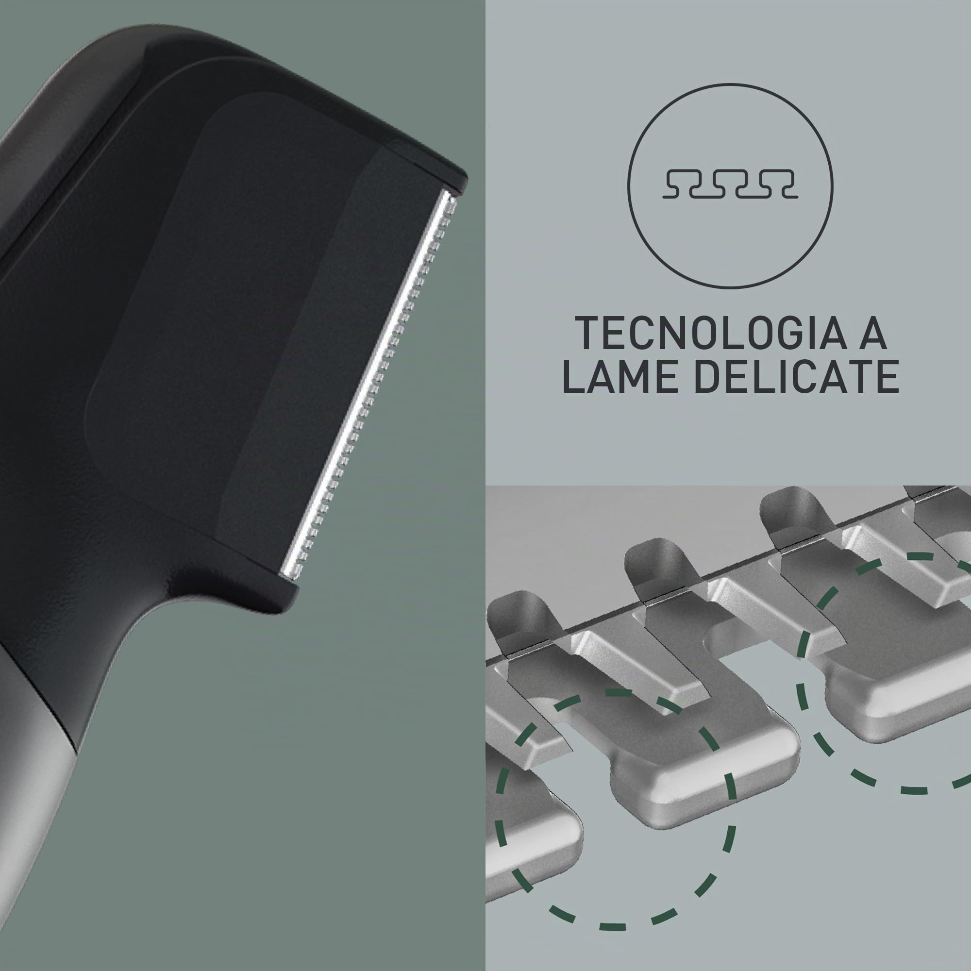 Panasonic Personalcare ER-GY60-H503 Rifinitore 2in1 - Barba e corpo - 50 minuti di autonomia