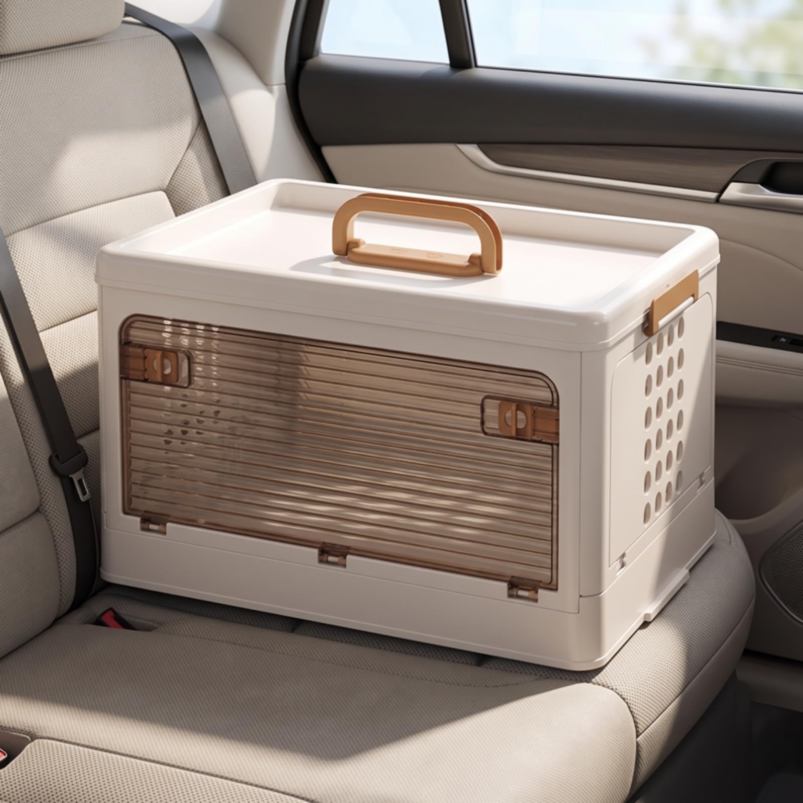 Kleintiertransportbox mit Belüftung