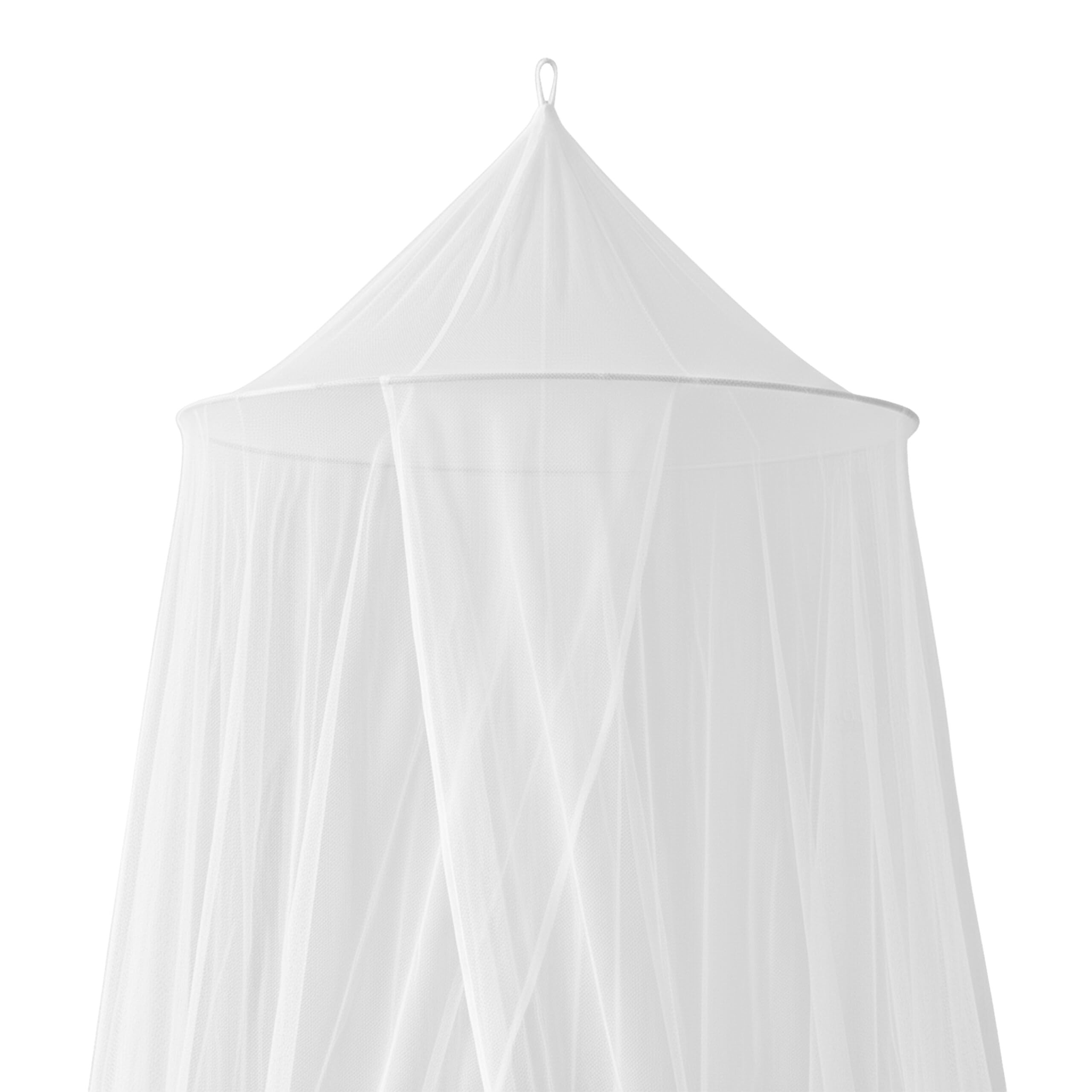 Relaxdays Moustiquaire, H x D : 250 x 60 cm, XXL pour lit Simple et Double, Maison & Voyages, avec Sac, Blanche