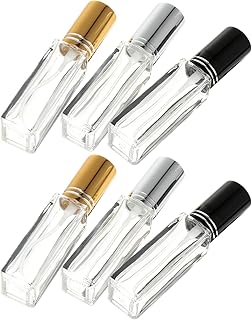 FOMIYES 6pcs Perfume Bottle Travel Perfume Liquid Dispenser Glass Liquid Containers Mist Spray Perfume Bottle Makeup Oil Dispenser Portable Perfume Glass Bottle