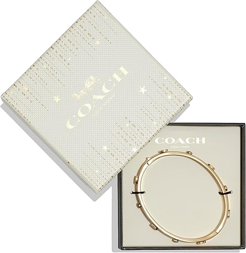 Miniatura 3 de COACH Women's Signature C Logo Hinged Bangle Bracelet