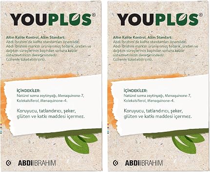Youplus Vitamin D3K2 1000 IU 20 ML Oral Damla 2 Kutu Avantajlı Paket