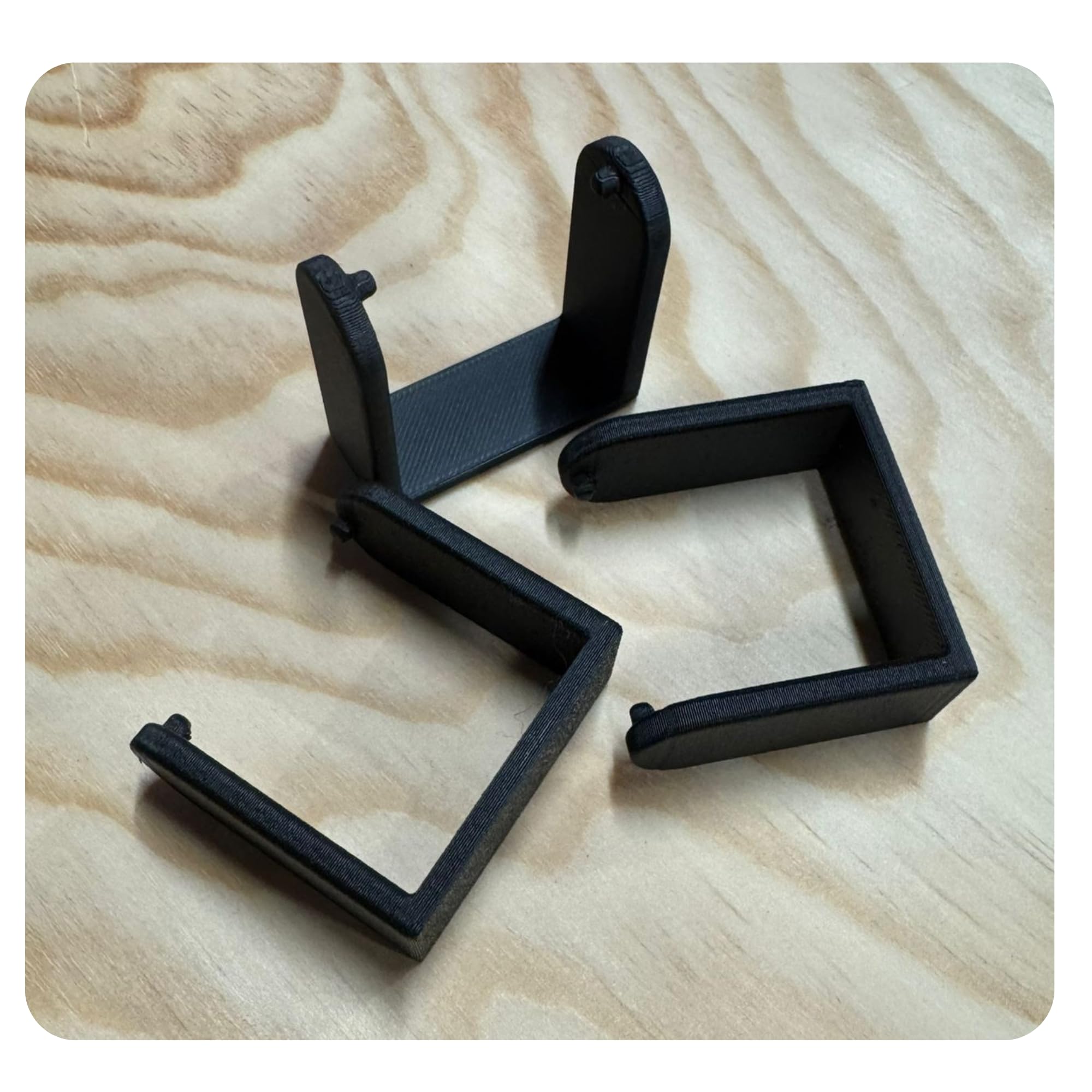 3 Pack(Black Oak) - Bookcase Connector for IKEA Billy Bookshelf – Alignment Clip for Straightening & Stabilising Shelves