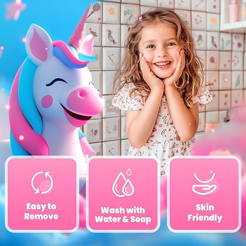 Miniatura 59 de ULOVEME - Kit de maquillaje real para niñas pequeñas, juguete de maquillaje real, no tóxico, lavable, regalo de cumpleaños para niñas de 3, 4, 5, 6