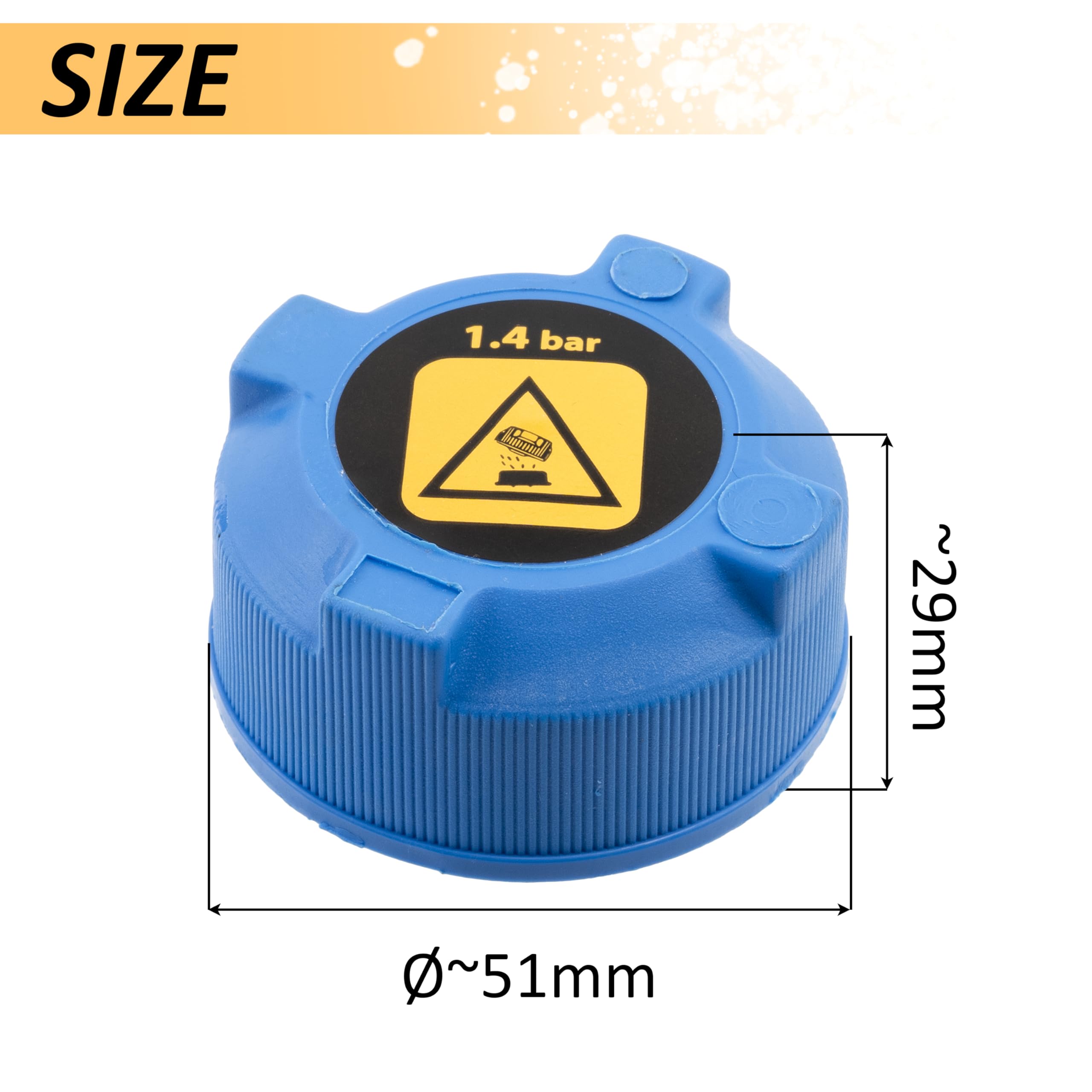 AERZETIX C66392 - Vite Tappo Radiatore Con Anello Di Tenuta In Plastica - Compatibile Con Mercedes 000 500 01 85 - 3