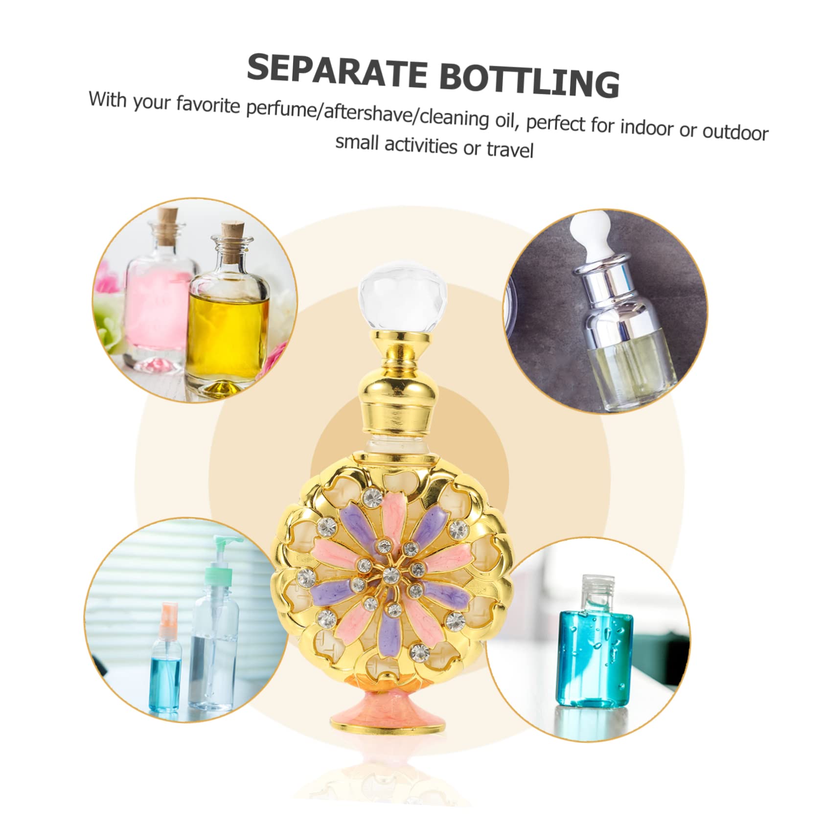 FOMIYES 2 Flaconi Tascabili Leggeri Mini Dispenser Di Profumo Ricaricabile Per Viaggi Da 30 Ml