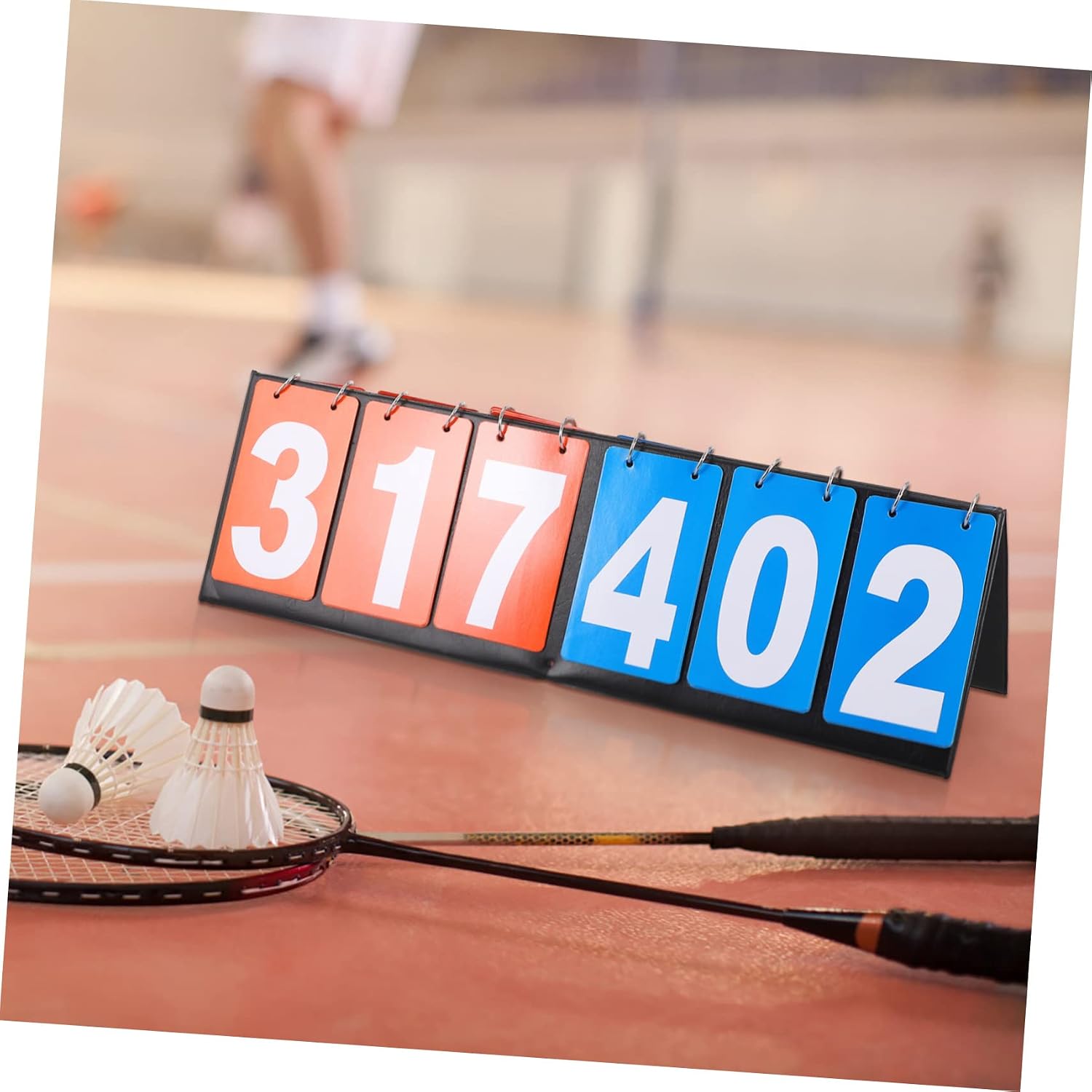 Hemoton 1pcs Scoring Board for Sports Games Basketball Scoreboard Multifunctional Flip Scoreboard Pu